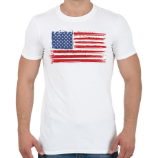 PRINTFASHION Egyesült Államok A szleng - Férfi póló - Fehér