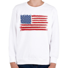 PRINTFASHION Egyesült Államok A szleng - Gyerek pulóver - Fehér gyerek pulóver, kardigán