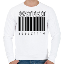 PRINTFASHION Egyet fizet - iker - Férfi pulóver - Fehér férfi pulóver, kardigán