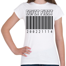 PRINTFASHION Egyet fizet - iker - Női póló - Fehér