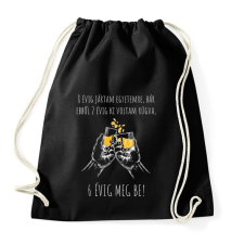 PRINTFASHION egyetemi evek - Sportzsák, Tornazsák - Fekete tornazsák