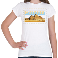 PRINTFASHION Egyiptom - Női póló - Fehér női póló