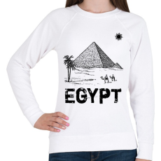 PRINTFASHION egyiptom - Női pulóver - Fehér