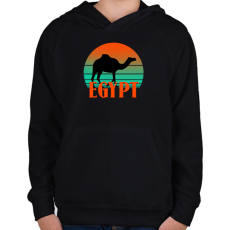 PRINTFASHION EGYPT - Gyerek kapucnis pulóver - Fekete