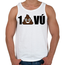 PRINTFASHION EGYSZARVÚ - Férfi atléta - Fehér atléta, trikó