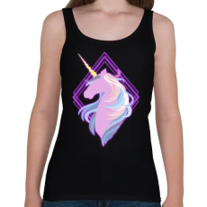 PRINTFASHION Egyszarvú neon - Női atléta - Fekete