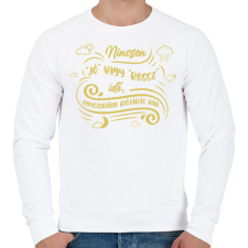 PRINTFASHION Egyszerűen időjárás van - Férfi pulóver - Fehér férfi pulóver, kardigán
