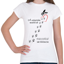 PRINTFASHION Együtt A Kisállatokért Alapítvány - Női póló - Fehér női póló