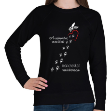 PRINTFASHION Együtt A Kisállatokért Alapítvány - Női pulóver - Fekete