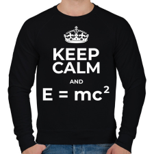 PRINTFASHION EINSTEIN - Férfi pulóver - Fekete férfi pulóver, kardigán