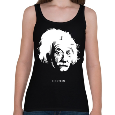 PRINTFASHION Einstein - Női atléta - Fekete