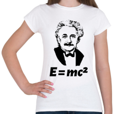 PRINTFASHION Einstein  - Női póló - Fehér női póló