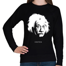 PRINTFASHION Einstein - Női pulóver - Fekete
