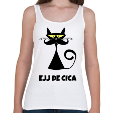 PRINTFASHION EJJ DE CICA - Női atléta - Fehér női trikó