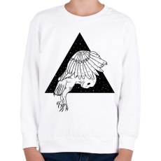 PRINTFASHION Éjjeli bagoly - Gyerek pulóver - Fehér