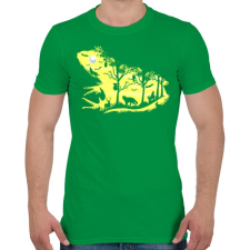 PRINTFASHION Éjjeli béka - Férfi póló - Zöld férfi póló