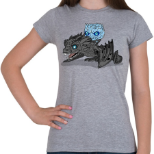 PRINTFASHION Éjkirály - Női póló - Sport szürke női póló
