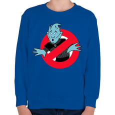 PRINTFASHION Éjkirályirtók - Gyerek pulóver - Királykék