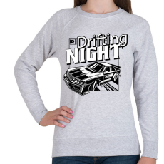 PRINTFASHION Éjszakai dritftelés - Női pulóver - Sport szürke
