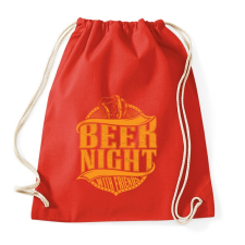 PRINTFASHION Éjszakai sörözés - Sportzsák, Tornazsák - Piros tornazsák
