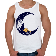 PRINTFASHION Éjszakai túra - Férfi atléta - Fehér