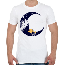PRINTFASHION Éjszakai túra - Férfi póló - Fehér