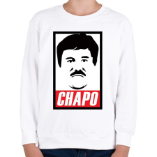 PRINTFASHION El Chapo - Gyerek pulóver - Fehér gyerek pulóver, kardigán