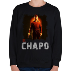 PRINTFASHION el chapo - Gyerek pulóver - Fekete