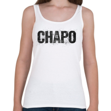 PRINTFASHION El Chapo - Női atléta - Fehér női trikó