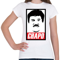 PRINTFASHION El Chapo - Női póló - Fehér
