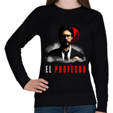 PRINTFASHION EL PROFESOR - Női pulóver - Fekete
