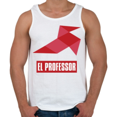 PRINTFASHION El Professor - Férfi atléta - Fehér