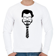 PRINTFASHION El Professor / Lacasa de Papel - Férfi pulóver - Fehér női pulóver, kardigán