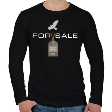 PRINTFASHION ELADÓ - Férfi hosszú ujjú póló - Fekete férfi póló