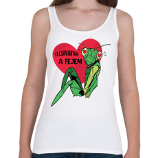 PRINTFASHION Elcsavartad a fejem - Női atléta - Fehér