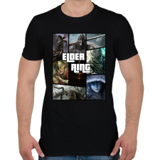 PRINTFASHION Elder Ring - Férfi póló - Fekete férfi póló