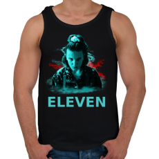 PRINTFASHION ELEVEN - Férfi atléta - Fekete