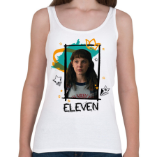 PRINTFASHION Eleven - Stranger Things - Női atléta - Fehér női trikó