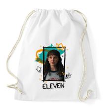 PRINTFASHION Eleven - Stranger Things - Sportzsák, Tornazsák - Fehér tornazsák
