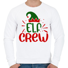 PRINTFASHION Elf crew - Férfi pulóver - Fehér férfi pulóver, kardigán