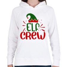 PRINTFASHION Elf crew - Női kapucnis pulóver - Fehér női pulóver, kardigán