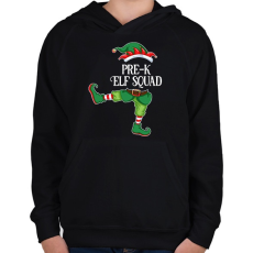 PRINTFASHION Elfsquad - Gyerek kapucnis pulóver - Fekete