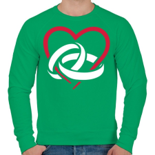 PRINTFASHION Eljegyzés - Férfi pulóver - Zöld férfi pulóver, kardigán