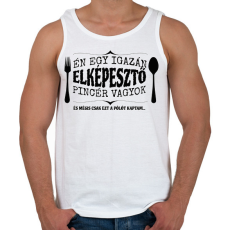 PRINTFASHION Elképesztő pincér - Férfi atléta - Fehér