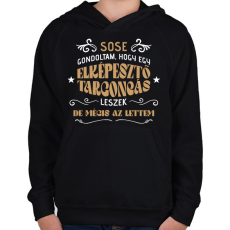 PRINTFASHION Elképesztő targoncás - Gyerek kapucnis pulóver - Fekete