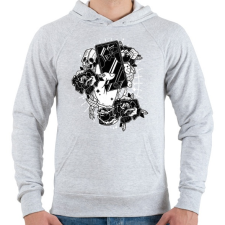 PRINTFASHION Elkötelezett - Férfi kapucnis pulóver - Sport szürke férfi pulóver, kardigán