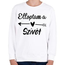 PRINTFASHION Elloptam a szívét - páros 1 - Gyerek pulóver - Fehér gyerek pulóver, kardigán
