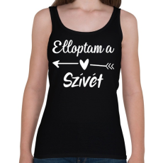 PRINTFASHION Elloptam a szívét - páros 2 - Női atléta - Fekete