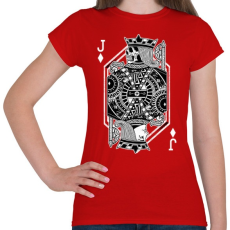 PRINTFASHION Elmúlás - Női póló - Piros
