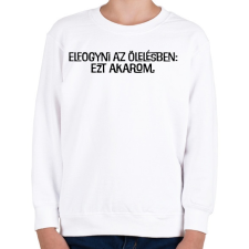 PRINTFASHION Elofogyni az ölelésben - Gyerek pulóver - Fehér gyerek pulóver, kardigán